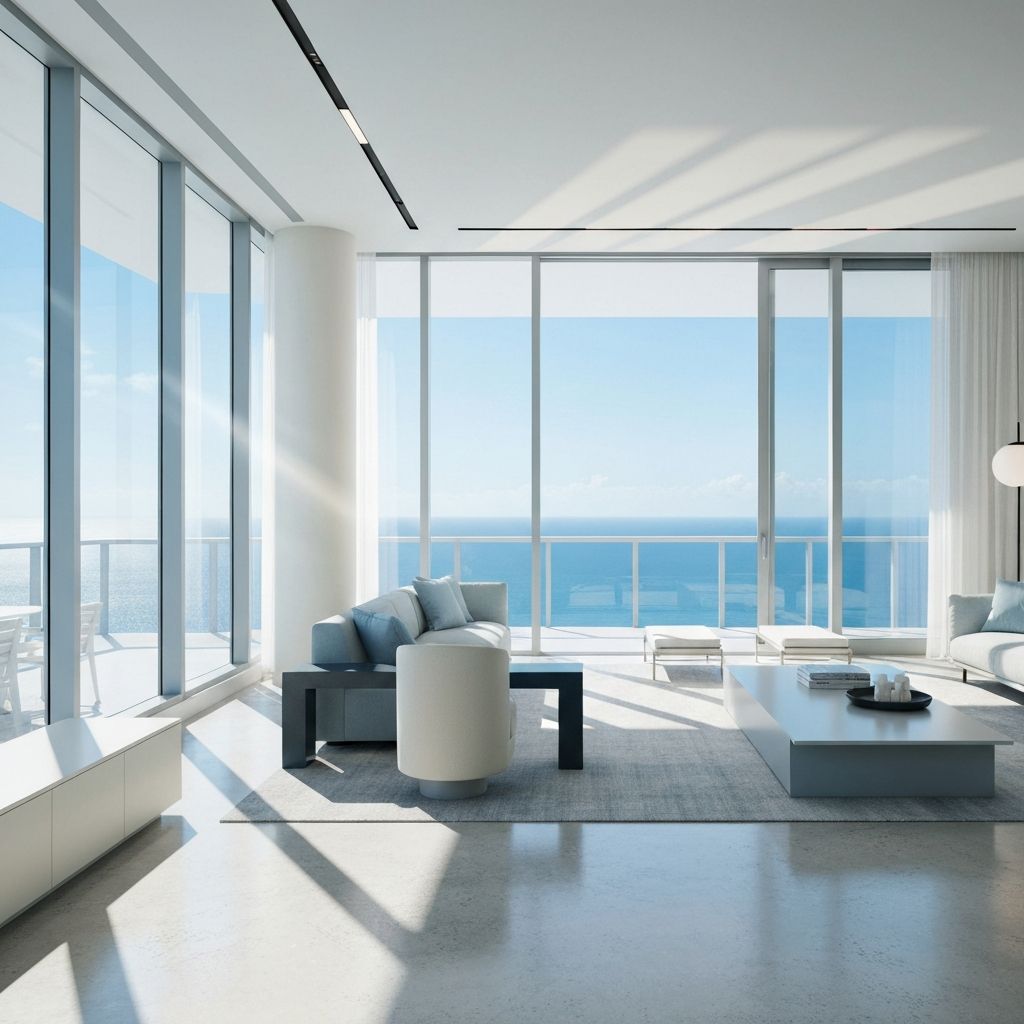 Luxury Miami penthouse interior